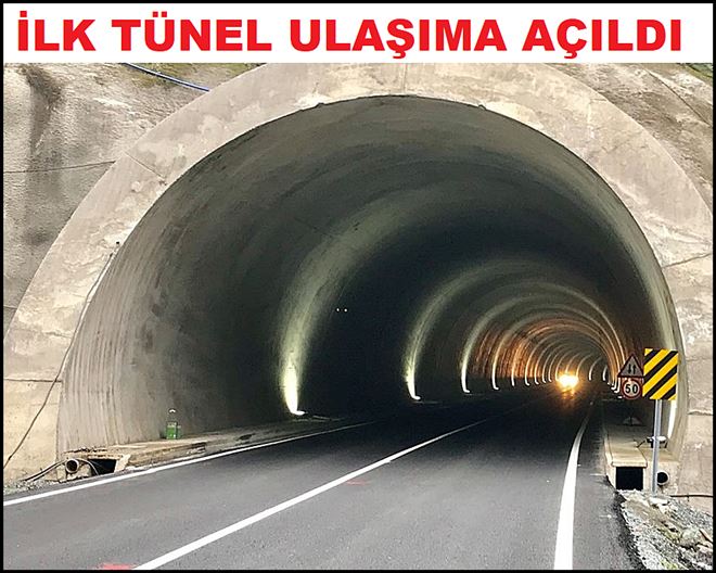 Bölümlü-Çaykara arasındaki İlk Tünel Hizmete Açıldı
