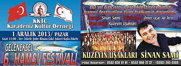 Karadenizlilerden Hamsi Festivalı